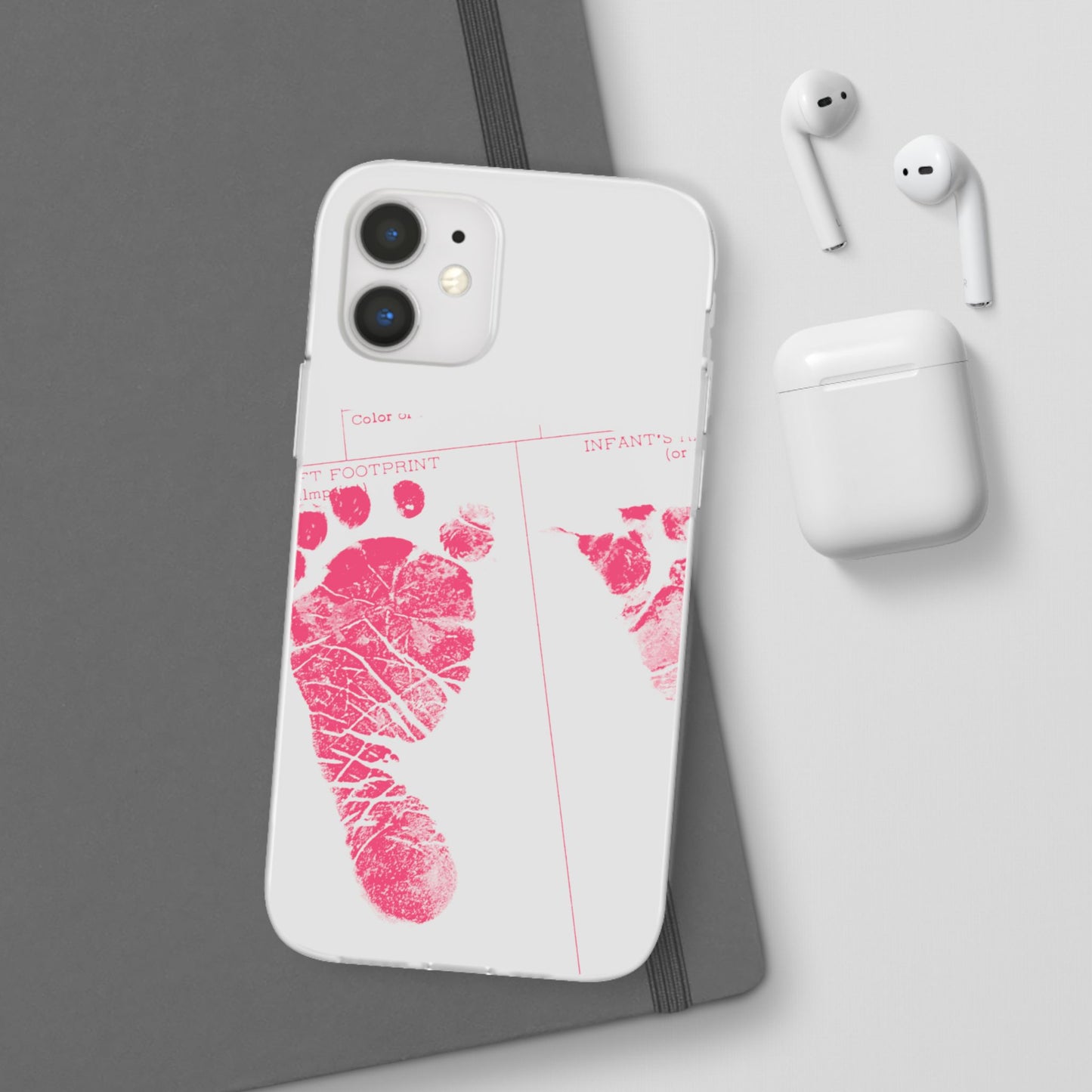 Flexi Case – Mom’s Little Pink Footprints