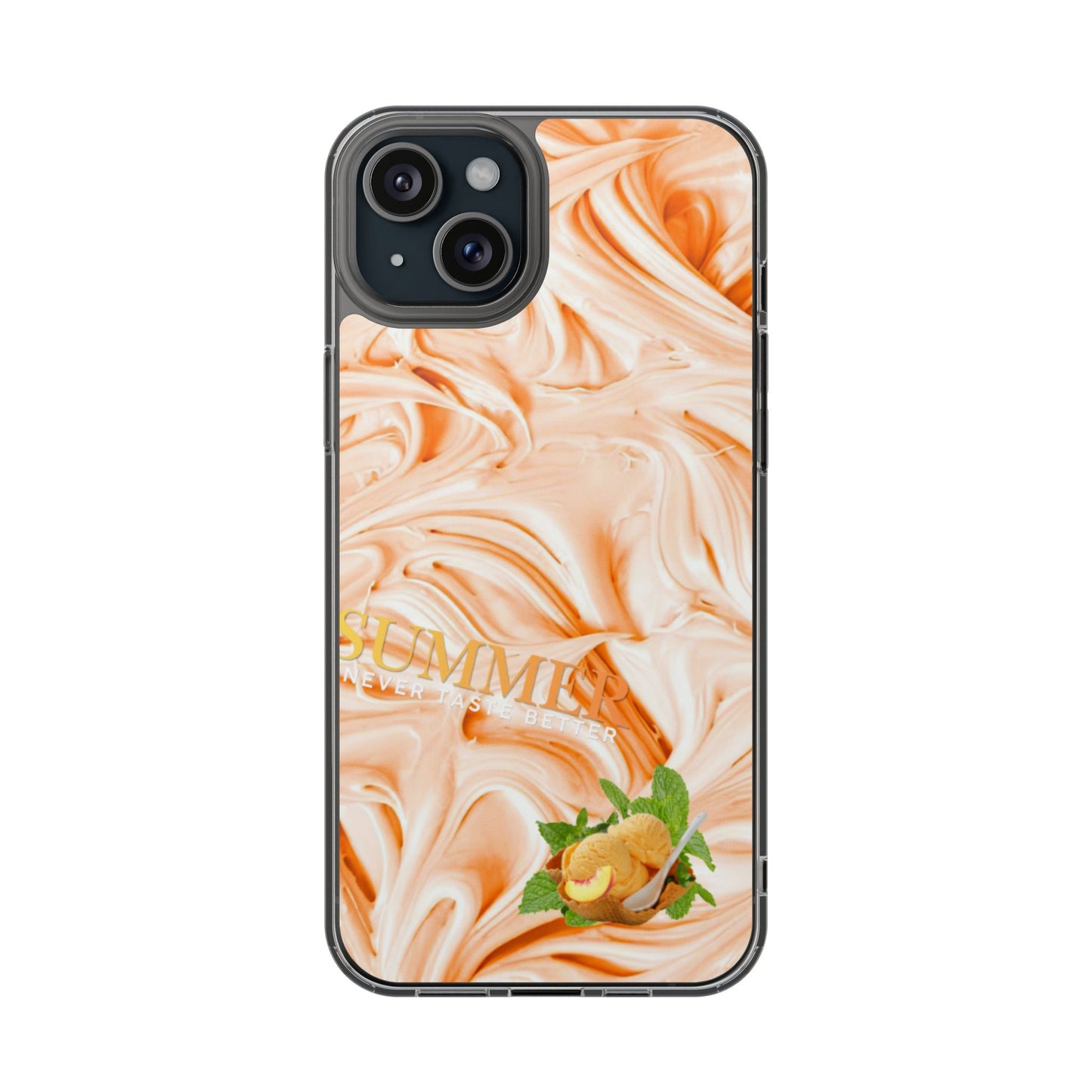 Clear Magnetic Phone Case – Peach Sorbet