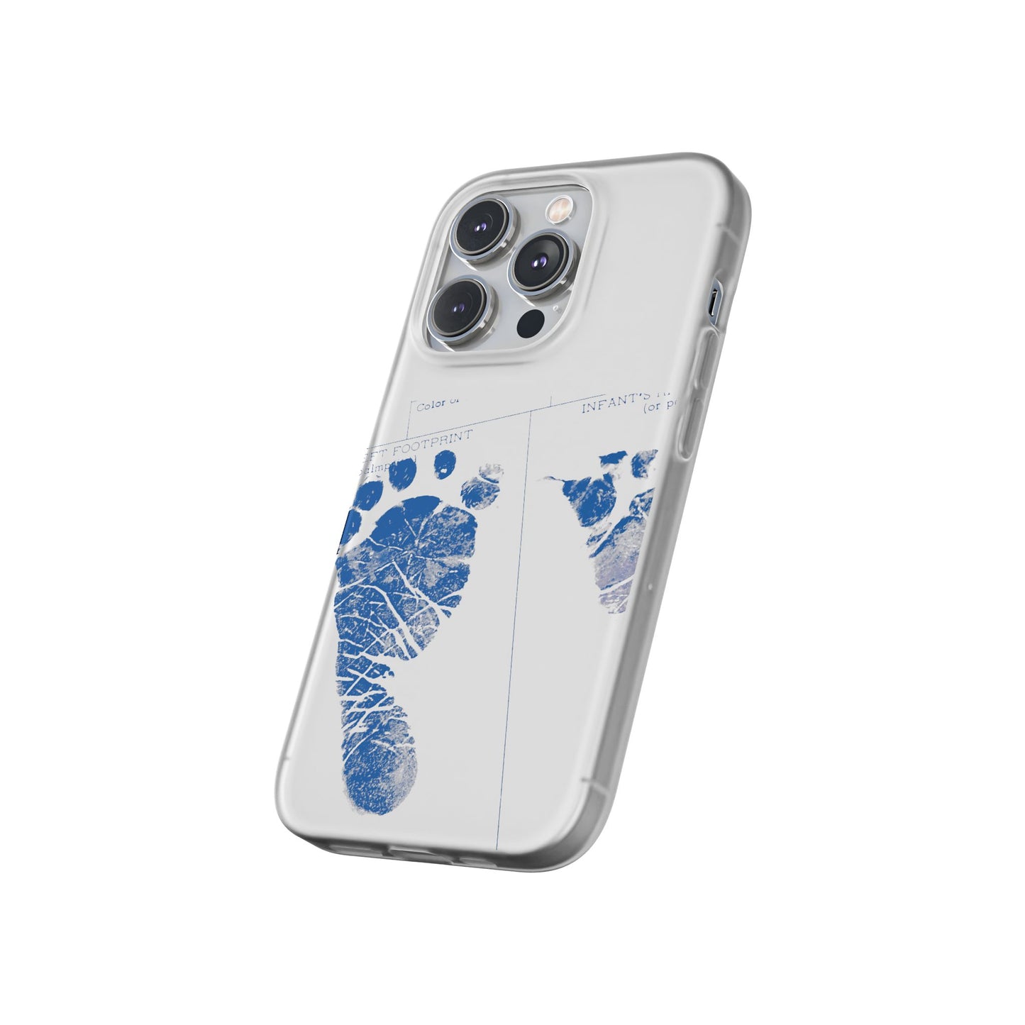 Flexi Case – Mom’s Little Blue Footprints