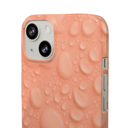 Snap Phone Case – Apricot Rain
