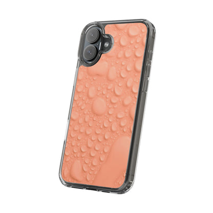 Clear Phone Case – Apricot Rain