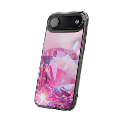 Clear Phone Case – Pink Ice