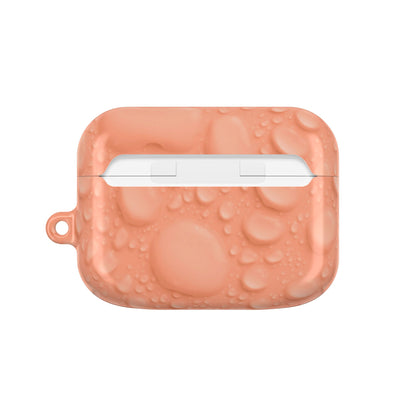 Earbud Case Cover – Apricot Rain