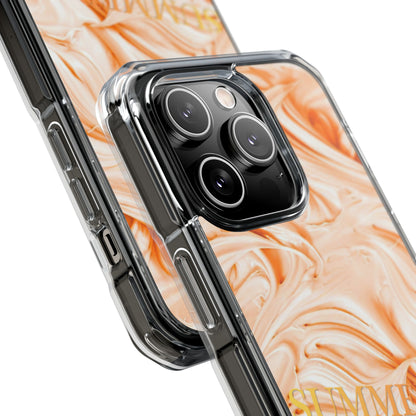 Clear Phone Case – Peach Sorbet