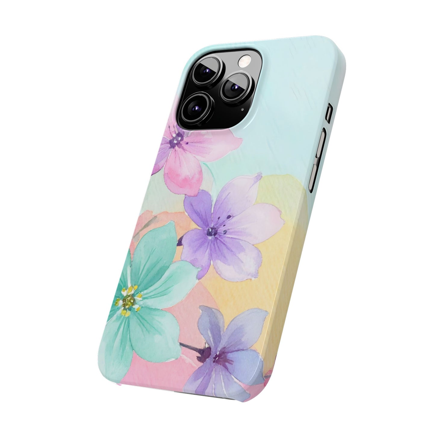 Slim Phone Case – Water Petal