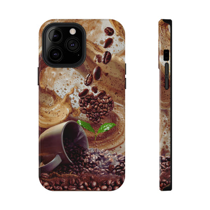 Impact-Resistant Phone Case – Love at First Sip – Compatible with iPhone 11–17 & Samsung Galaxy S22–S26 Series