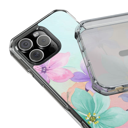 Clear Magnetic Phone Case – Water Petal