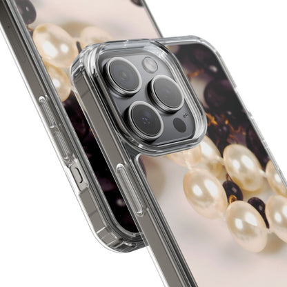 Clear Phone Case – Noir Pearl