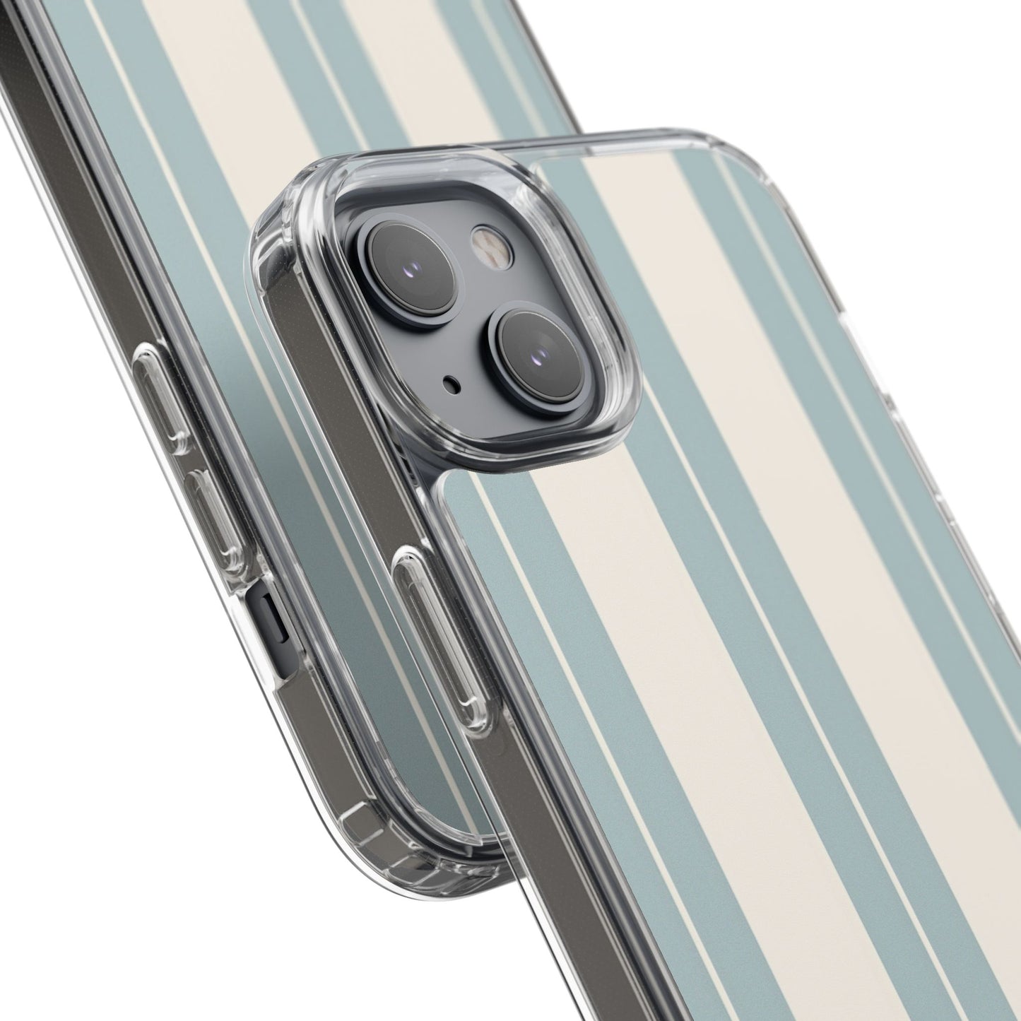 Clear Phone Case – Coastal Stripe