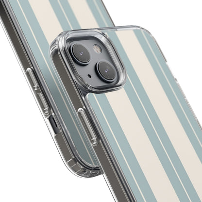 Clear Phone Case – Coastal Stripe