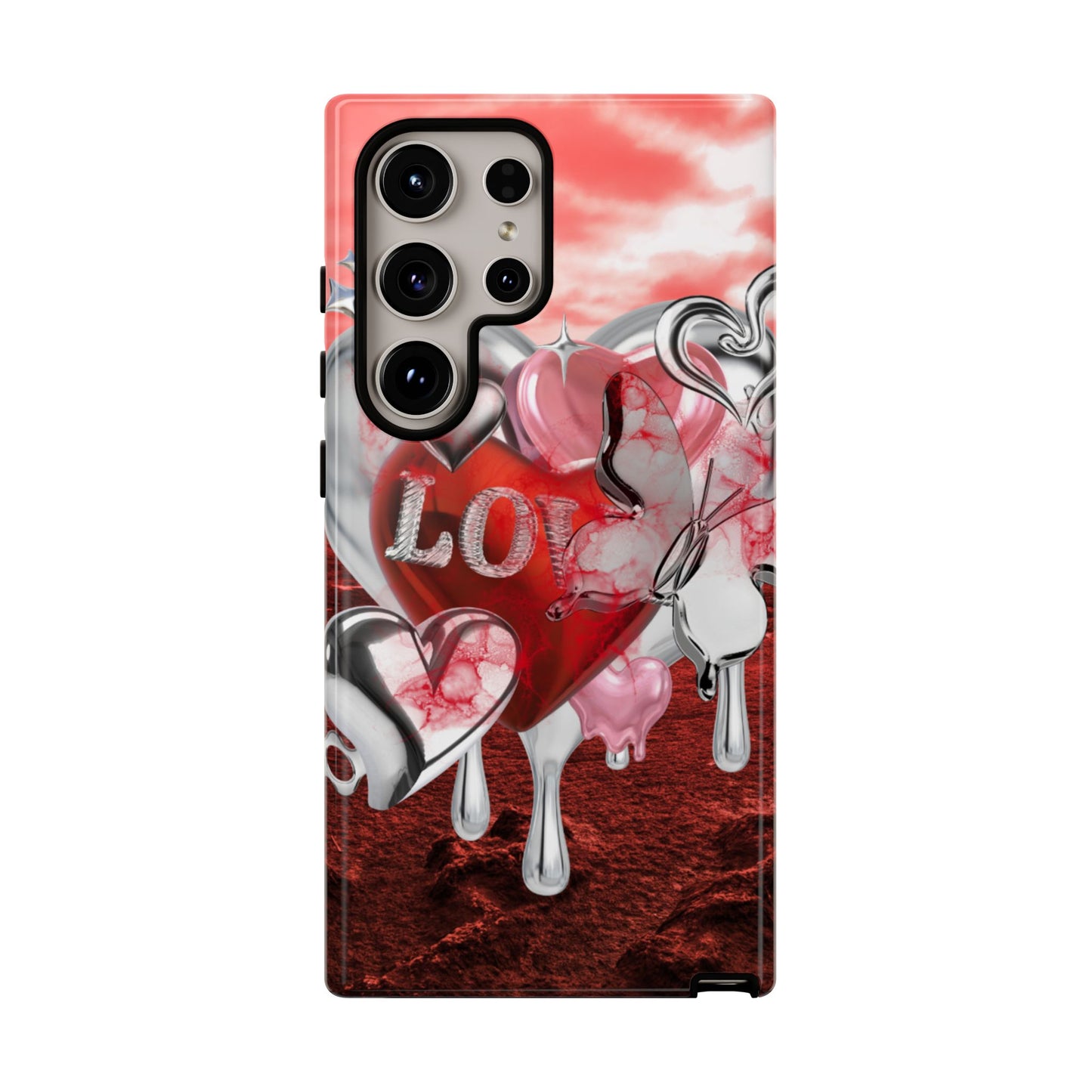 Protective Phone Case – Chrome Love