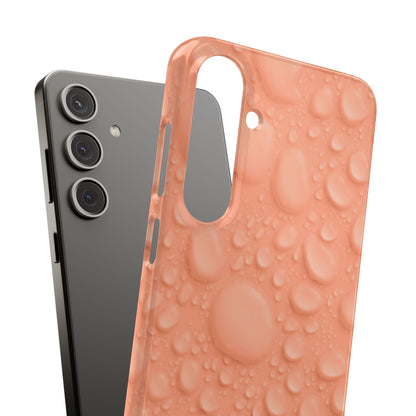 Snap Phone Case – Apricot Rain