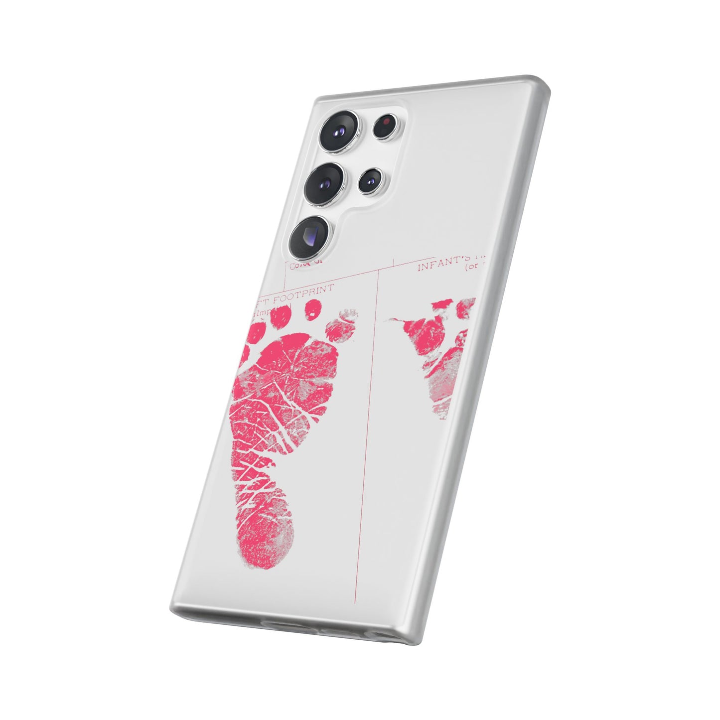 Flexi Case – Mom’s Little Pink Footprints