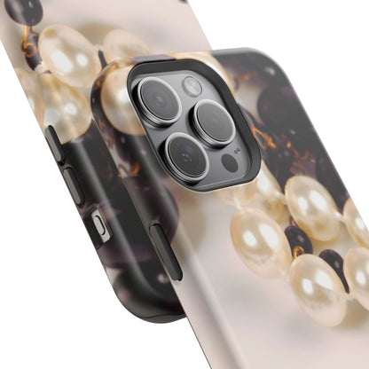 Wireless-Charging Compatible Case – Noir Pearl