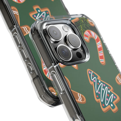 Clear Magnetic Phone Case – Cookie Season – Compatible with iPhone 14–17 Series