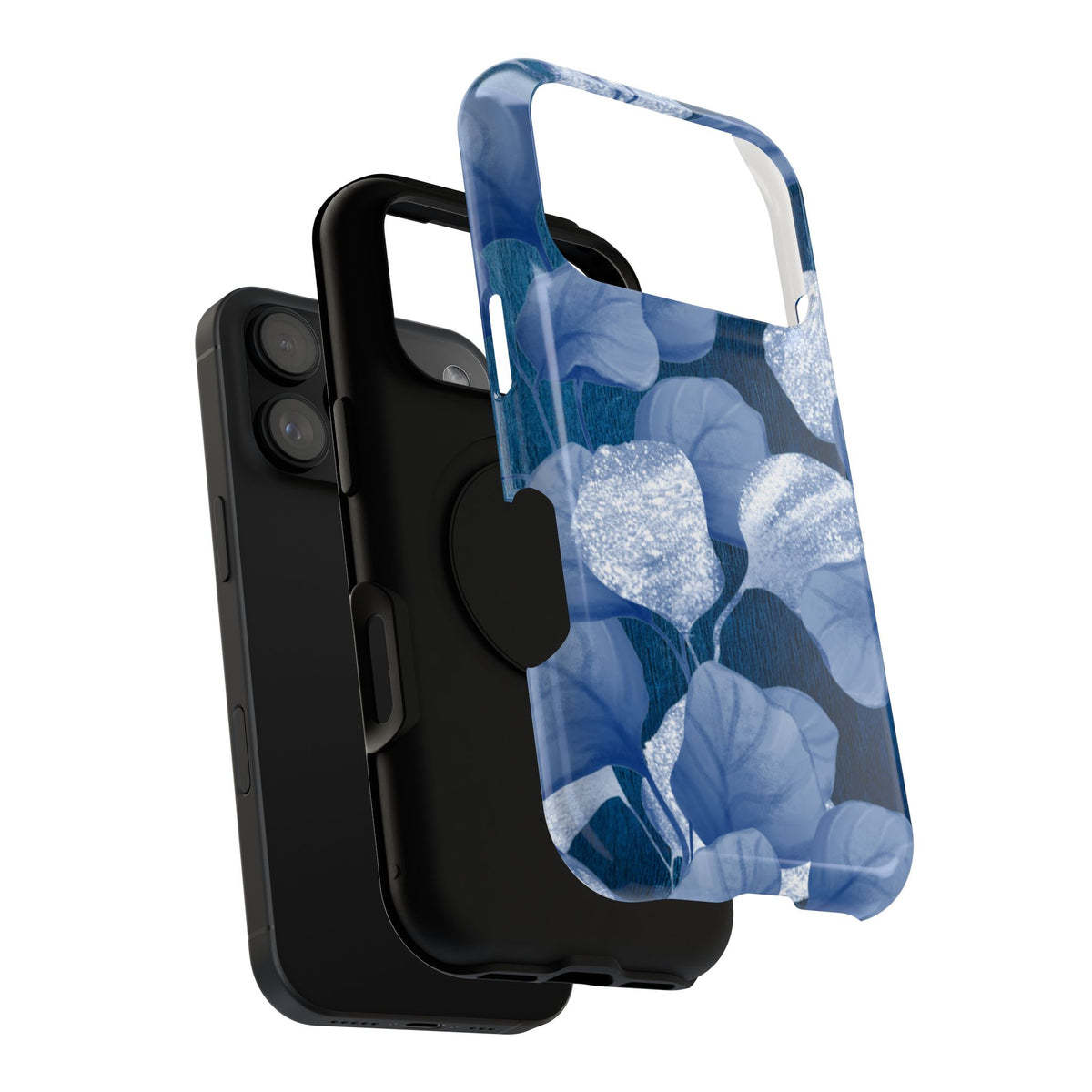 Impact-Resistant Phone Case – October Blues – Compatible with iPhone 11–17 & Samsung Galaxy S22–S26 Series