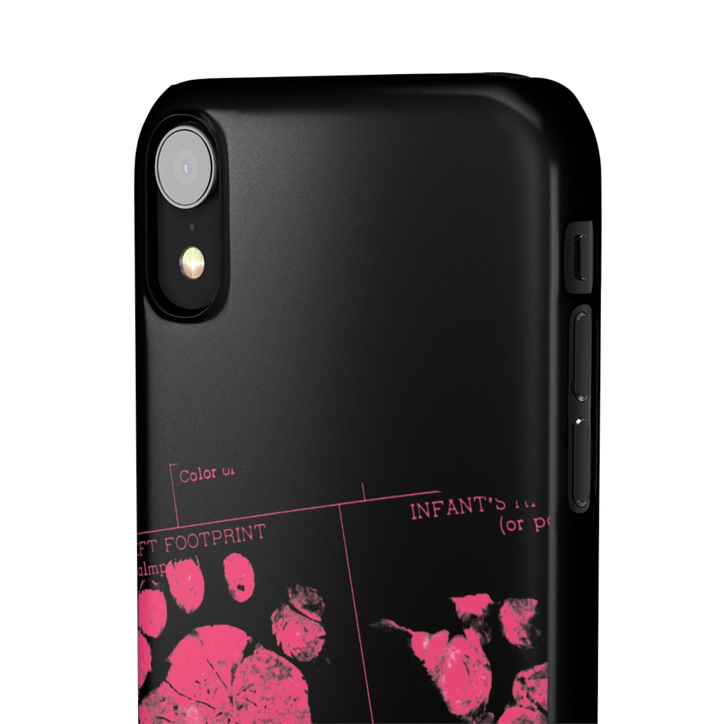 Snap Phone Case – Mom’s Little Pink Footprints