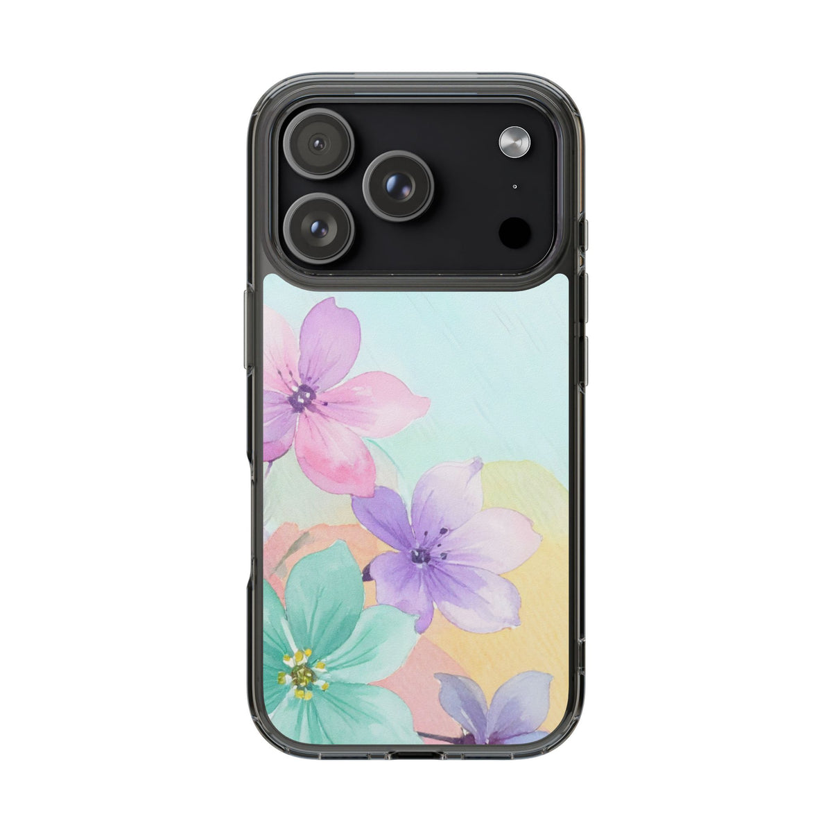Clear Phone Case – Water Petal
