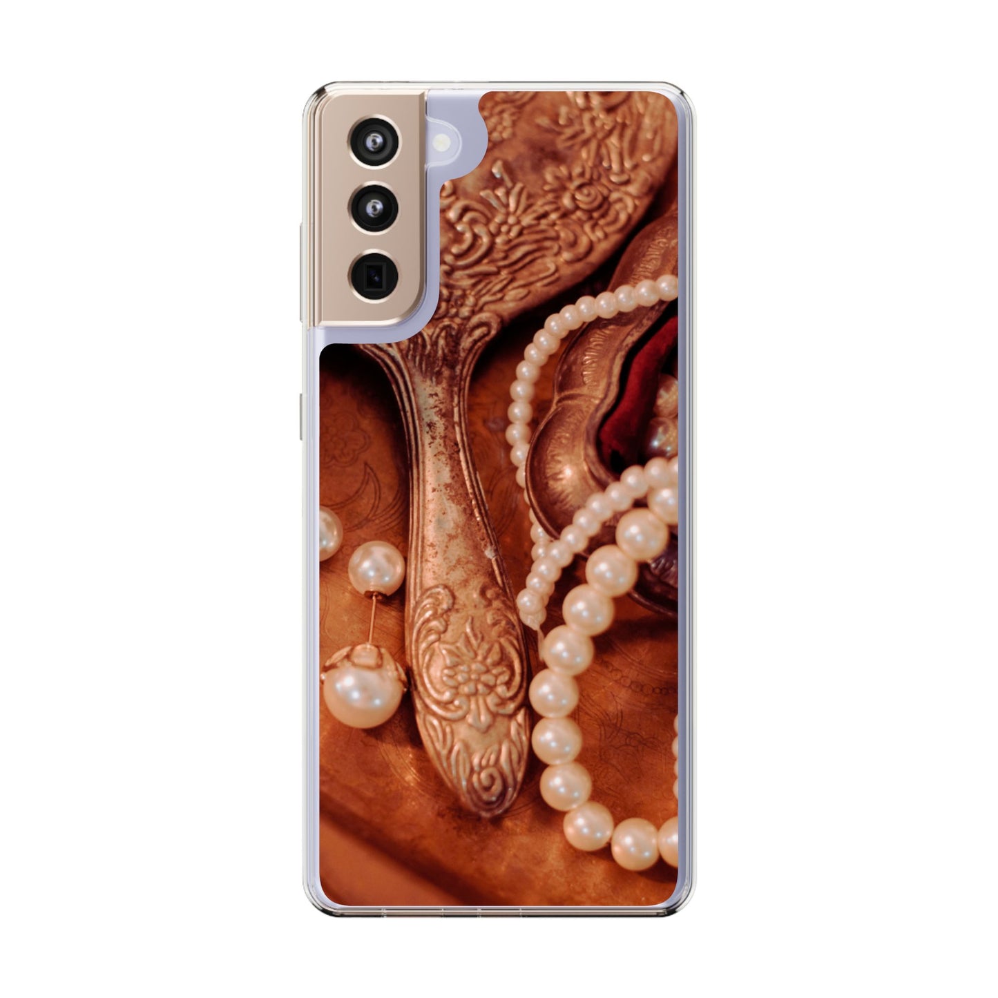Clear Phone Case – Bronze Vanity