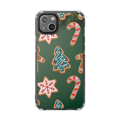 Clear Magnetic Phone Case – Cookie Season – Compatible with iPhone 14–17 Series