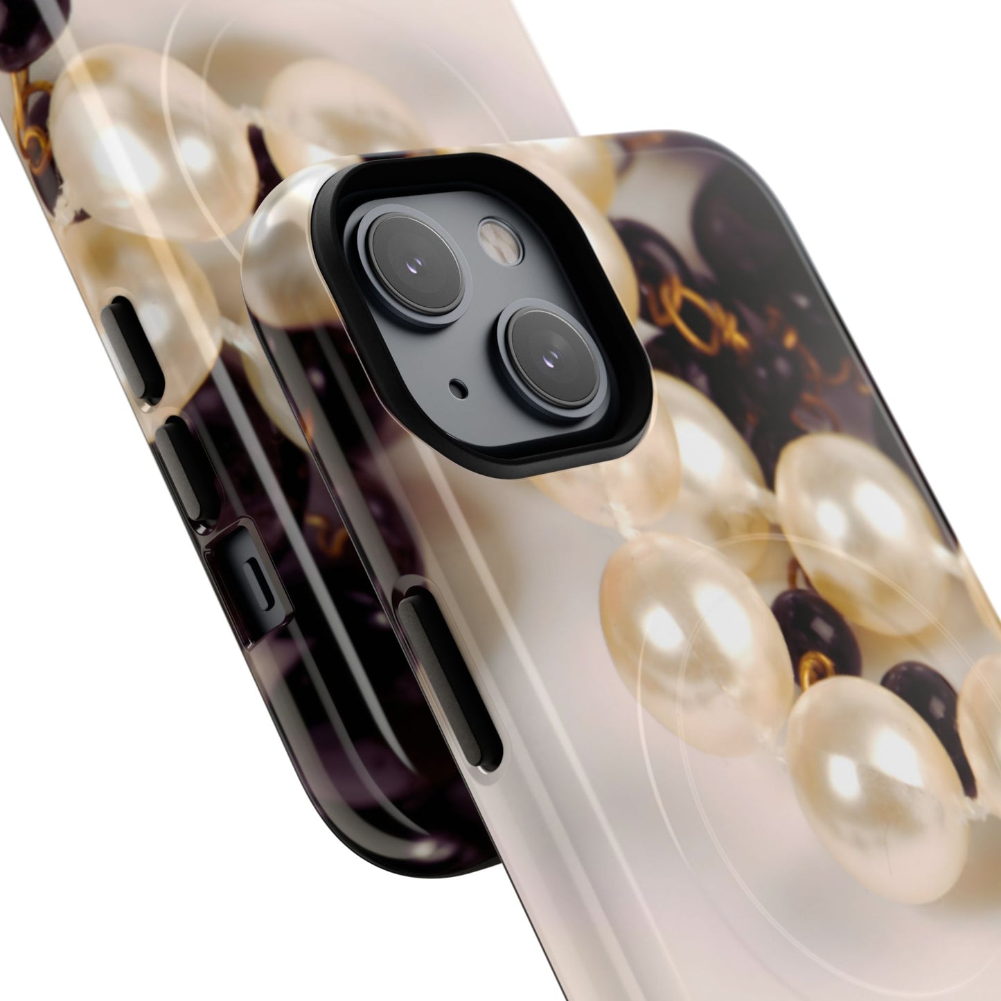 Protective Magnetic Phone Case – Noir Pearl
