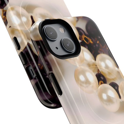 Protective Magnetic Phone Case – Noir Pearl