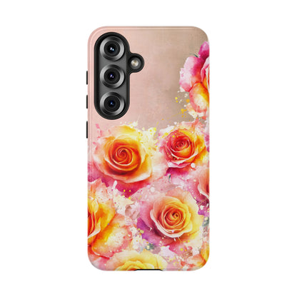 Protective Phone Case – Sunset Roses