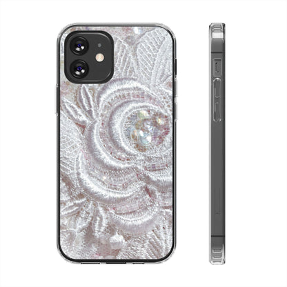 Clear Phone Case – Lace Veil