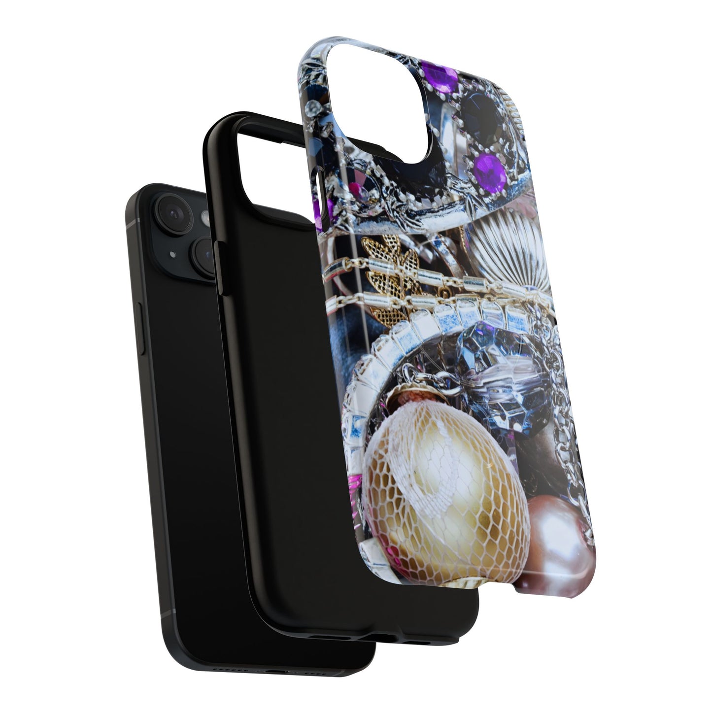 Protective Magnetic Phone Case – Chrome Jewel