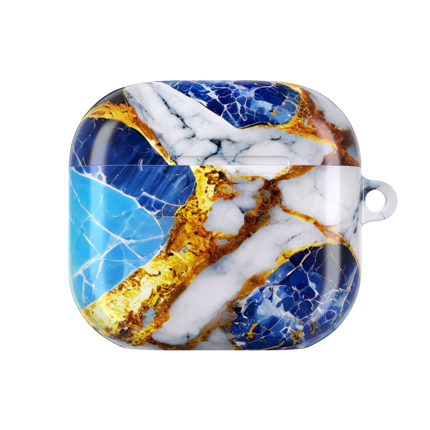 Wireless Earbud Case Cover – Sapphire Veins