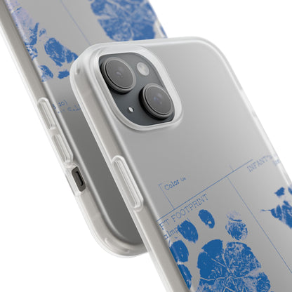 Flexi Case – Mom’s Little Blue Footprints