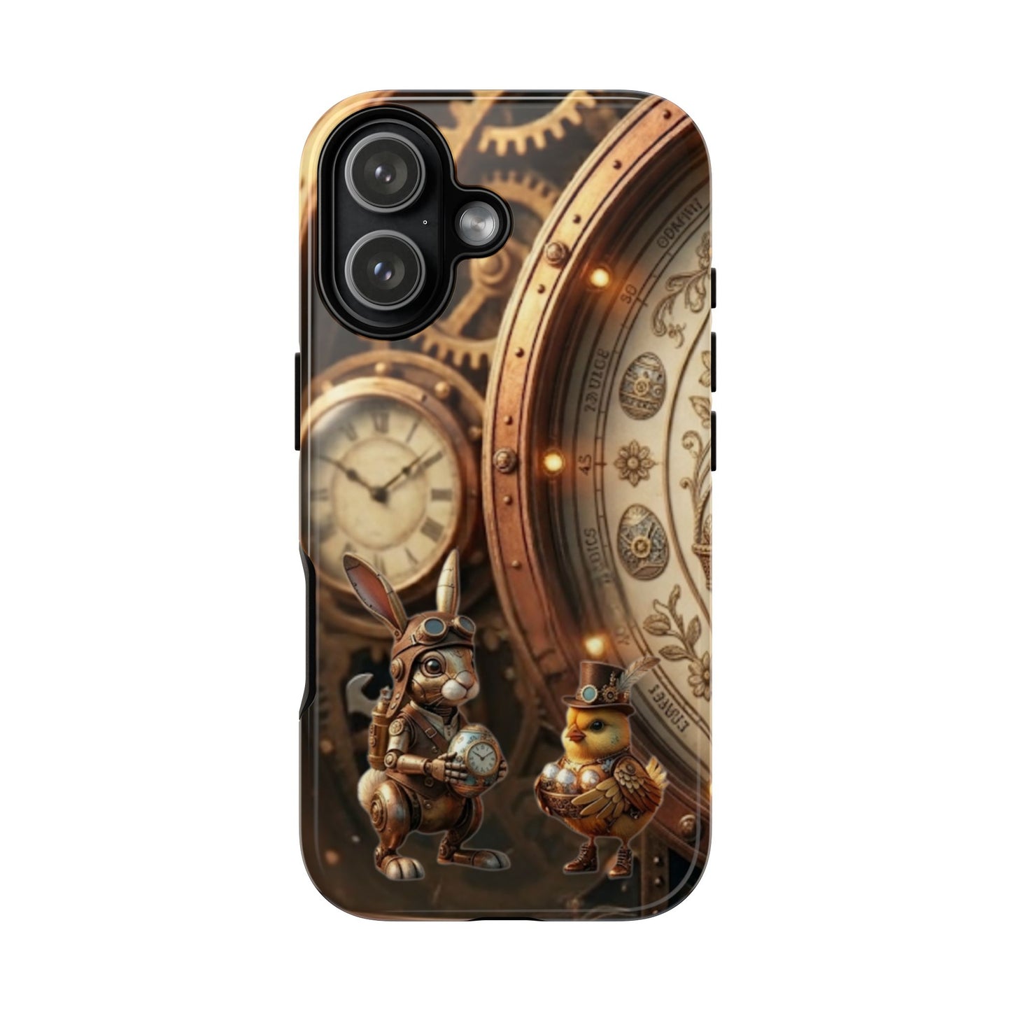 Protective Phone Case – Clockwork Cottontail