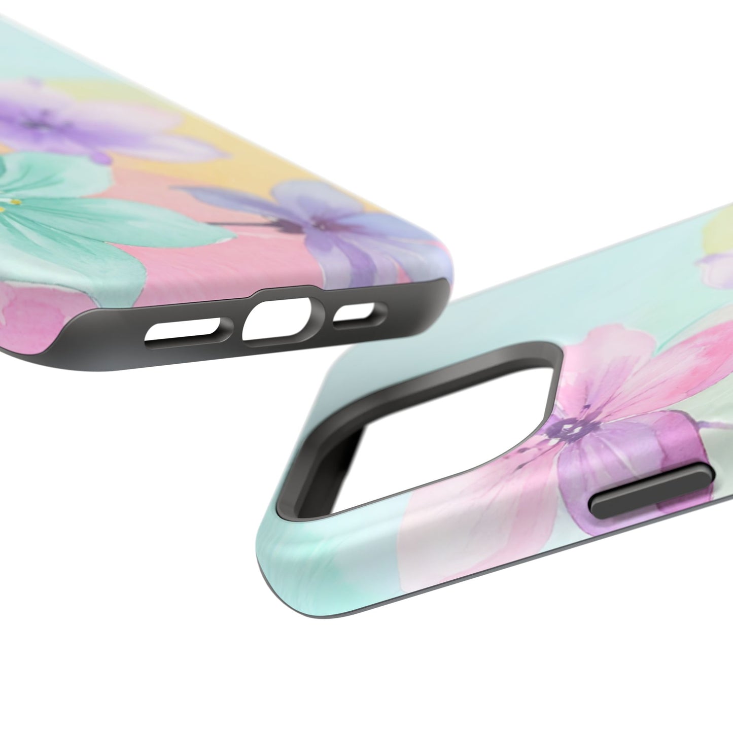 Impact-Resistant Phone Case – Water Petal