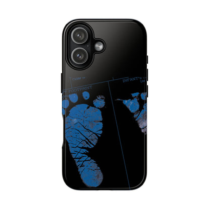 Protective Phone Case – Mom’s Little Blue Footprints