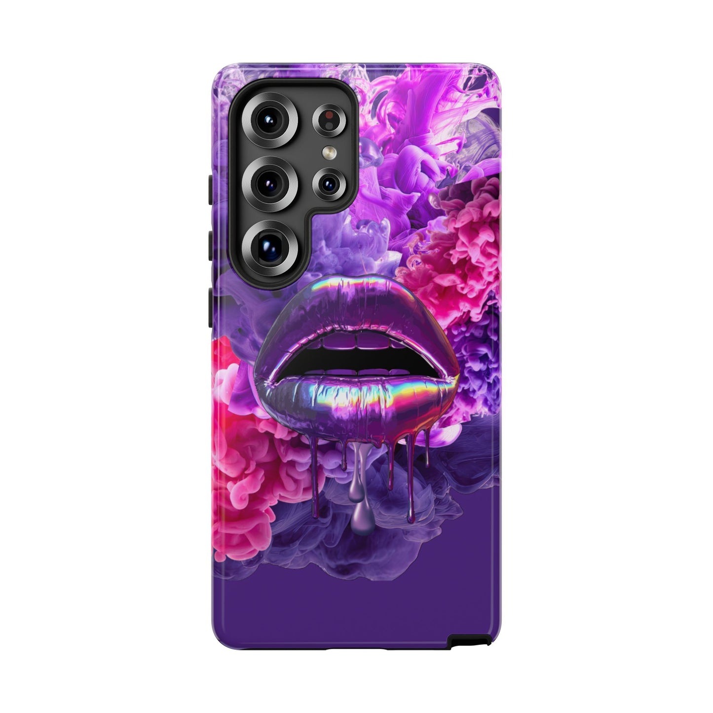 Protective Phone Case – Purple Haze Lips