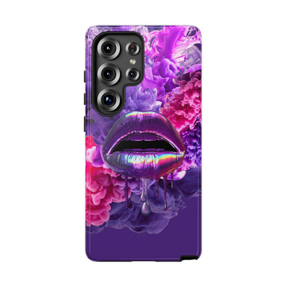 Protective Phone Case – Purple Haze Lips