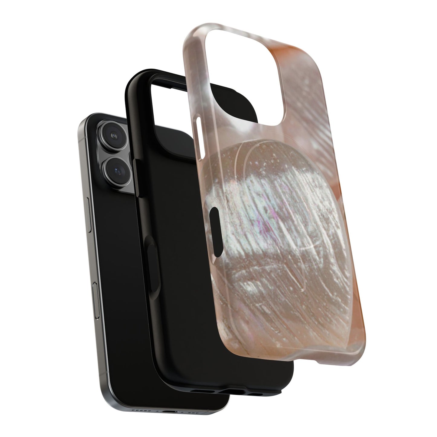 Protective Magnetic Phone Case – Blush Pearl