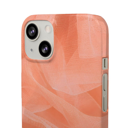 Snap Phone Case – Coral Veil