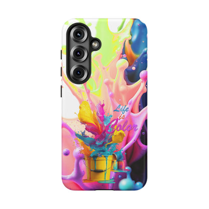 Color Splash Phone Case — “Life in Color” Protective Tough Case