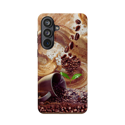 Impact-Resistant Phone Case – Love at First Sip – Compatible with iPhone 11–17 & Samsung Galaxy S22–S26 Series