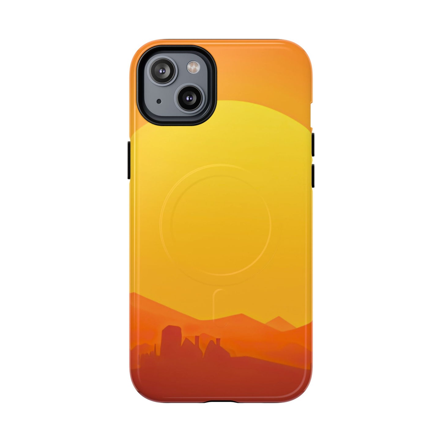 Protective Magnetic Phone Case — Desert Sunrise