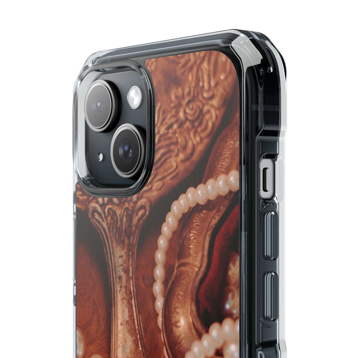 Clear Magnetic Phone Case – Bronze Vanity