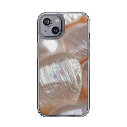 Clear Phone Case – Blush Pearl