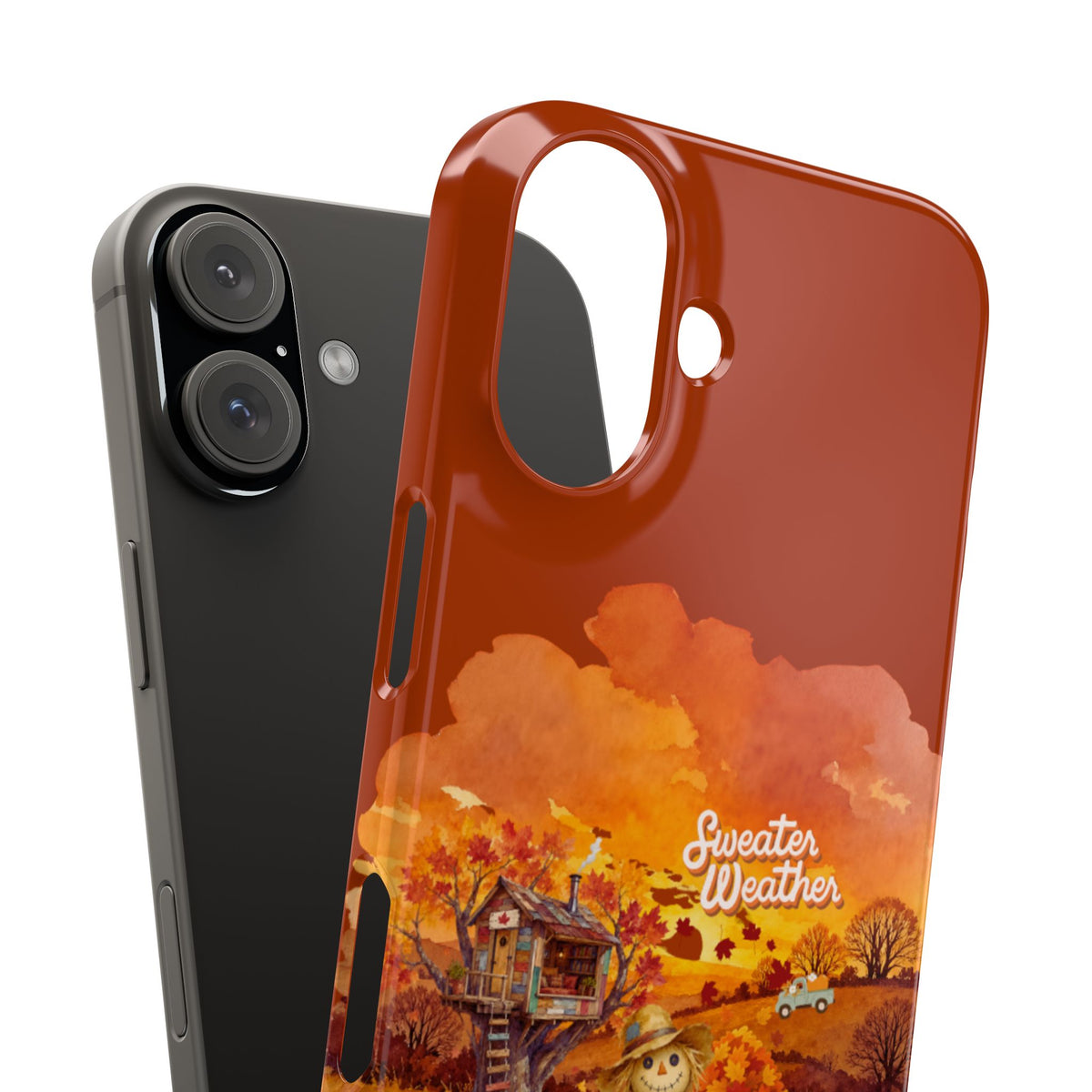 Slim Phone Case – Sweater Weather – Compatible with iPhone 11–17 Series