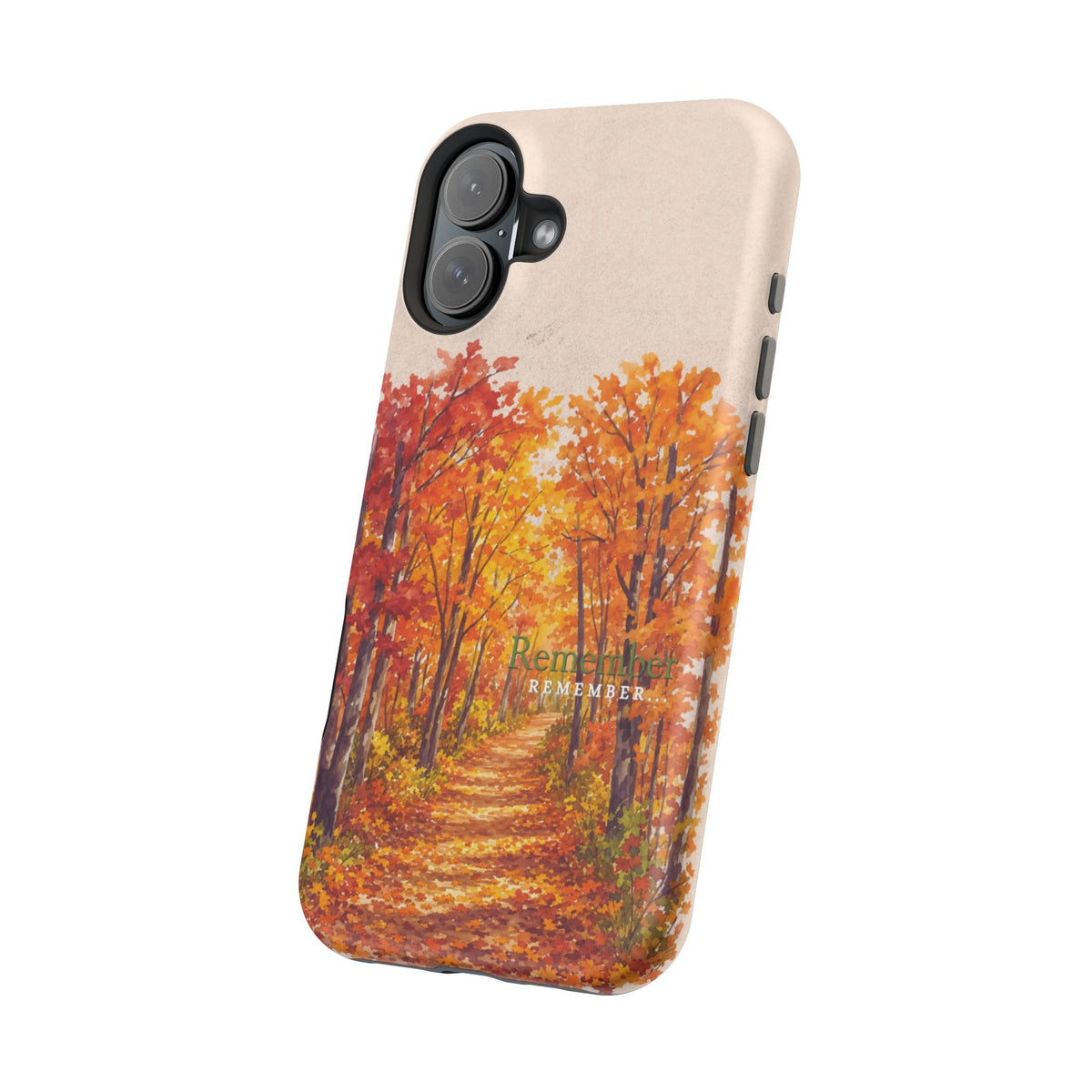 Wireless-Charging Compatible Case – Autumn Remembered – Compatible with iPhone 13–17 & Samsung Galaxy S25–S26 Series