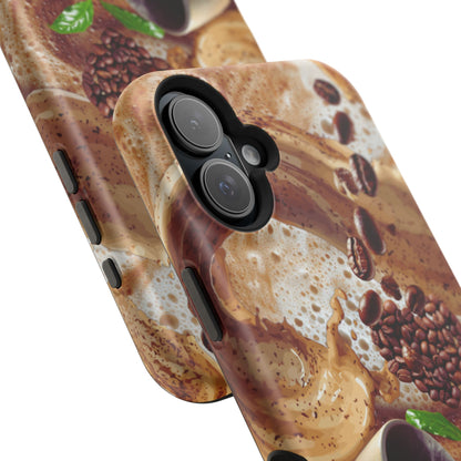 Impact-Resistant Phone Case – Love at First Sip – Compatible with iPhone 11–17 & Samsung Galaxy S22–S26 Series