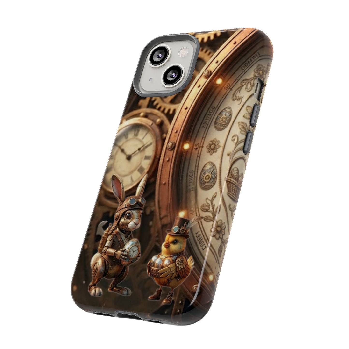 Protective Phone Case – Clockwork Cottontail