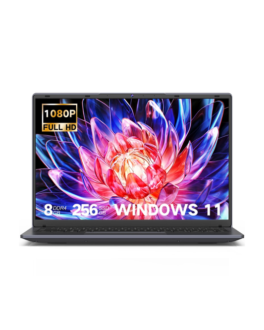14" Windows 11 Laptop - Intel Celeron 5805, 8GB RAM, 256GB SSD, FHD Display
