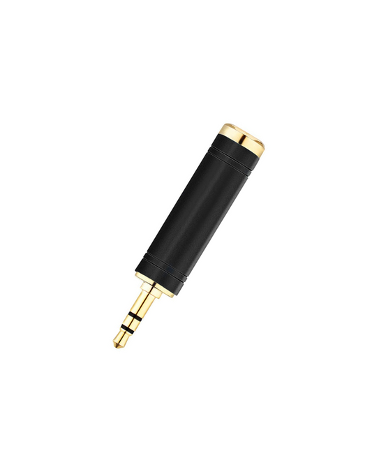 1/4" to 3.5mm Stereo Adapter - Female to Male Mini Jack Headphone Converter