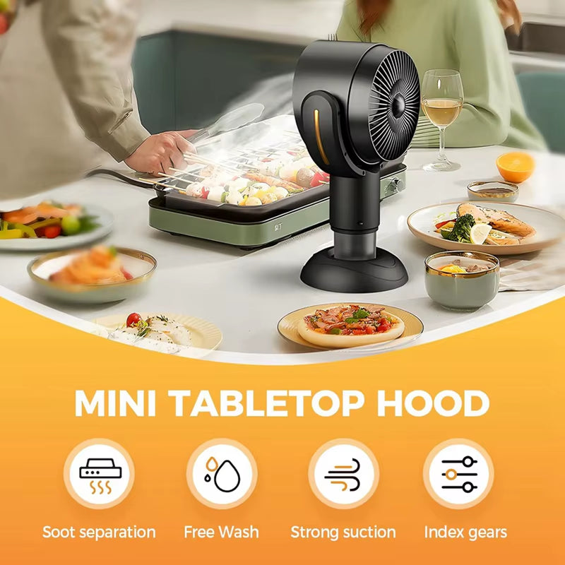 B97A-Purifier Fan, Removable and Washable Filter Portable Smokeaway Fan for Smoke, Smoke Away Purifier Fan